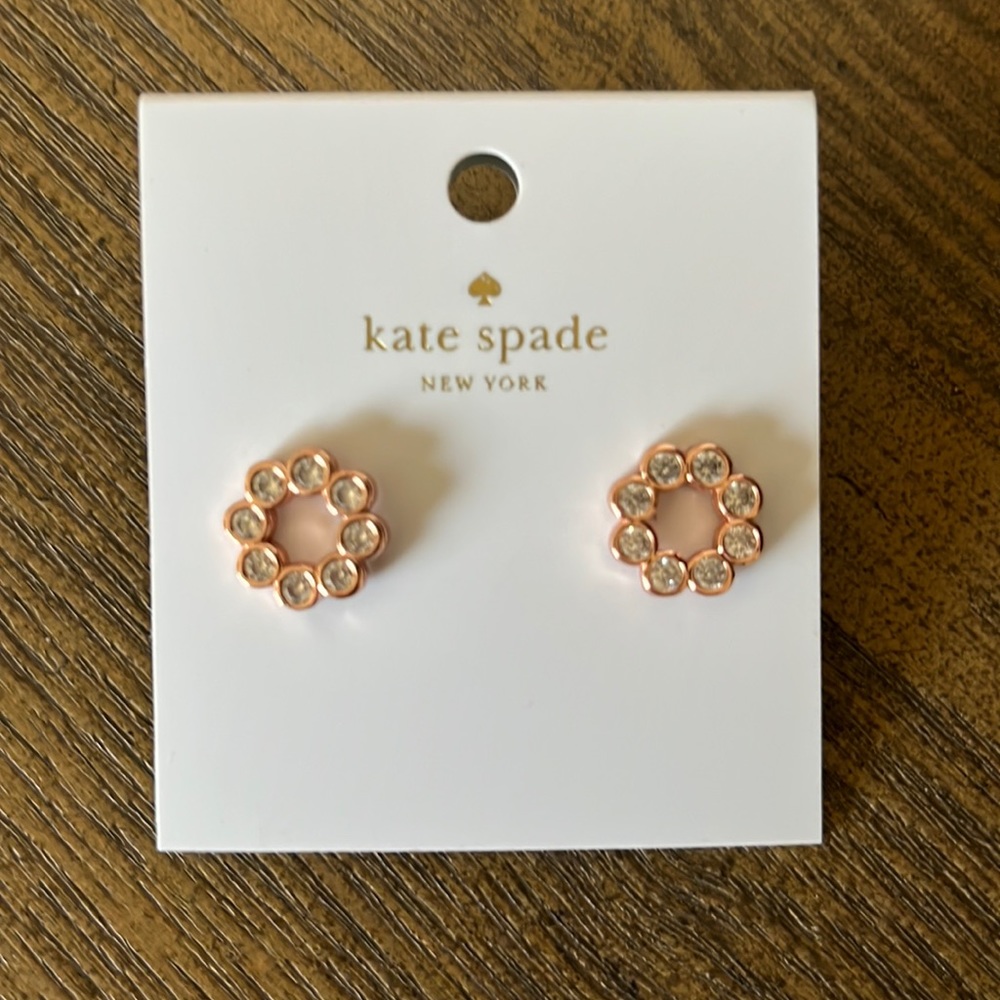 Kate Spade Rose Gold Earrings